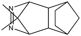 12,12-dimethyl-4,5-diazatetracyclo[6.2.1.1~3,6~.0~2,7~]dodec-4-ene Struktur