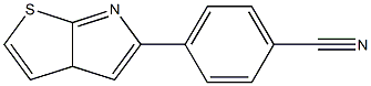 4-(3aH-thieno[2,3-b]pyrrol-5-yl)benzonitrile Struktur