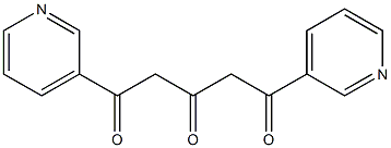 1,5-di(3-pyridinyl)-1,3,5-pentanetrione Struktur