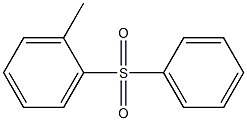 1-methyl-2-(phenylsulfonyl)benzene Struktur