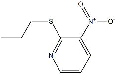 3-nitro-2-(propylsulfanyl)pyridine Struktur