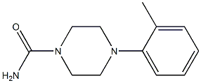 4-(2-methylphenyl)-1-piperazinecarboxamide Struktur