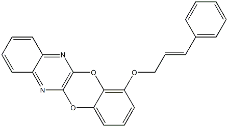 [1,4]benzodioxino[2,3-b]quinoxalin-1-yl cinnamyl ether Struktur