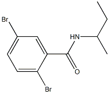 2,5-dibromo-N-(sec-butyl)benzamide Struktur