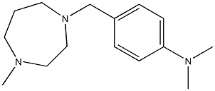 N,N-dimethyl-4-[(4-methyl-1,4-diazepan-1-yl)methyl]aniline Struktur