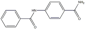 4-(benzoylamino)benzamide Struktur