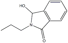 3-hydroxy-2-propyl-1-isoindolinone Struktur