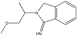 2-(2-methoxy-1-methylethyl)-1-isoindolinimine Struktur