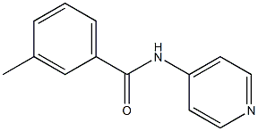 3-methyl-N-(4-pyridinyl)benzamide Struktur