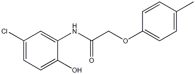 N-(5-chloro-2-hydroxyphenyl)-2-(4-methylphenoxy)acetamide Struktur