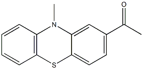 1-(10-methyl-10H-phenothiazin-2-yl)ethanone Struktur