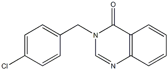 3-(4-chlorobenzyl)-4(3H)-quinazolinone Struktur