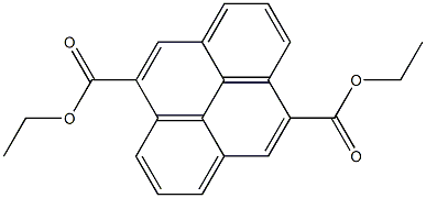 diethyl 4,9-pyrenedicarboxylate Struktur