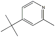 4-(1,1-dimethylethyl)-2-methylpyridine Struktur