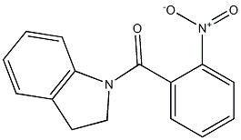 1-{2-nitrobenzoyl}indoline Struktur