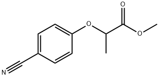 methyl 2-(4-cyanophenoxy)propanoate Struktur