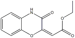 ethyl (3-oxo-3,4-dihydro-2H-1,4-benzoxazin-2-ylidene)acetate Struktur