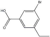 3-bromo-5-ethylbenzoic acid Struktur