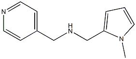 N-[(1-methyl-1H-pyrrol-2-yl)methyl]-N-(4-pyridinylmethyl)amine Struktur