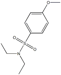 N,N-diethyl-4-(methyloxy)benzenesulfonamide Struktur