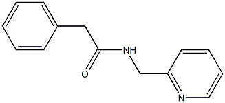 2-phenyl-N-(2-pyridinylmethyl)acetamide Struktur