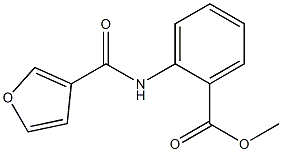 methyl 2-(3-furoylamino)benzoate Struktur