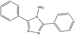 3,5-diphenyl-4H-1,2,4-triazol-4-ylamine Struktur