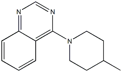 4-(4-methylpiperidin-1-yl)quinazoline Struktur