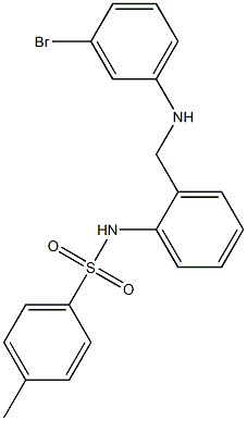 N-{2-[(3-bromoanilino)methyl]phenyl}-4-methylbenzenesulfonamide Struktur