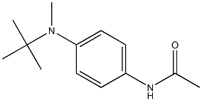 N-{4-[tert-butyl(methyl)amino]phenyl}acetamide Struktur