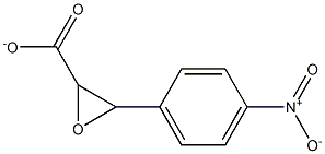 3-(4-nitrophenyl)-2-oxiranecarboxylate Struktur