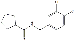 N-(3,4-dichlorobenzyl)cyclopentanecarboxamide Struktur