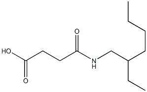 4-[(2-ethylhexyl)amino]-4-oxobutanoic acid Struktur