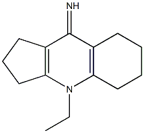 4-ethyl-1,2,3,4,5,6,7,8-octahydro-9H-cyclopenta[b]quinolin-9-imine Struktur