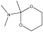 N,N,2-Trimethyl-1,3-dioxane-2-amine Struktur