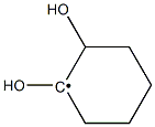 Cyclohexyldiol-2  functionalized  silica  gel Struktur