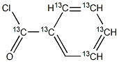 Benzoyl  chloride-13C6  (ring-13C6) Struktur