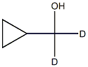 Cyclopropylmethan-d2-ol Struktur