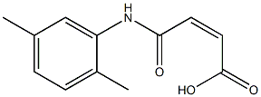 (Z)-4-(2,5-dimethylanilino)-4-oxo-2-butenoic acid Struktur