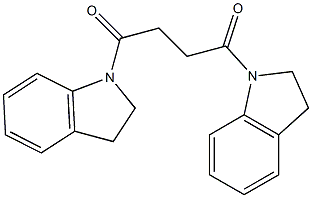 1,4-di(2,3-dihydro-1H-indol-1-yl)-1,4-butanedione Struktur