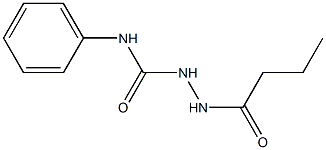 2-butyryl-N-phenyl-1-hydrazinecarboxamide Struktur