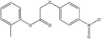 2-methylphenyl 2-(4-nitrophenoxy)acetate Struktur