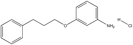 3-(3-phenylpropoxy)aniline hydrochloride Struktur