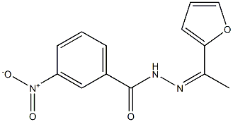 N'-[(Z)-1-(2-furyl)ethylidene]-3-nitrobenzohydrazide Struktur