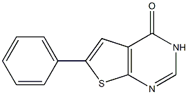 6-Phenyl-3H-thieno[2,3-d]pyrimidin-4-one ,97% Struktur