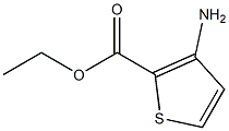 Ethyl 3-aminothiophene-2-carboxylate ,97% Struktur