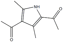 1,1'-(3,5-dimethyl-1H-pyrrole-2,4-diyl)diethanone Struktur