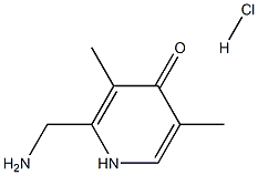 2-(aminomethyl)-3,5-dimethylpyridin-4(1H)-one hydrochloride Struktur