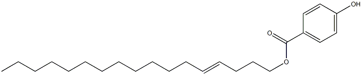 4-Hydroxybenzoic acid 4-heptadecenyl ester Struktur