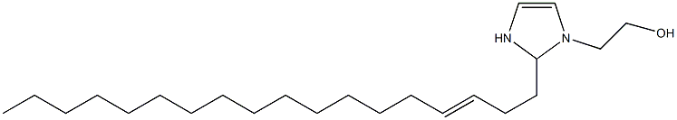 2-(3-Octadecenyl)-4-imidazoline-1-ethanol Struktur